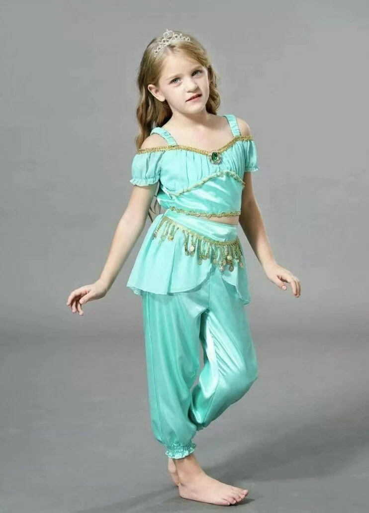 Fancyset Jasmine Princess Costume Aladdin Princess Costume Jasmine