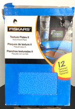 2004, Fiskars, Assortment Pack of 6, Double-Sided Texture Plates