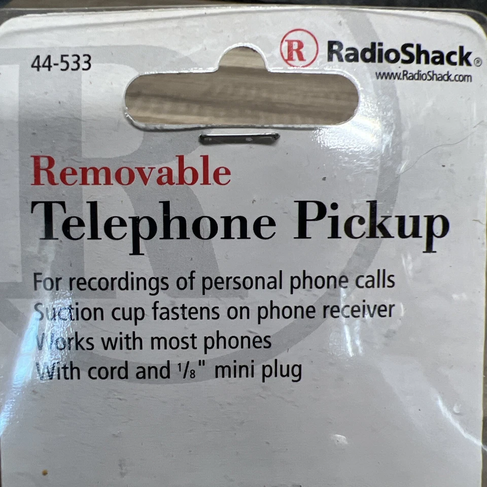 RadioShack Removable Telephone Pickup for Landline Phones Radio Shack 44-533 NEW - Image 4 of 4