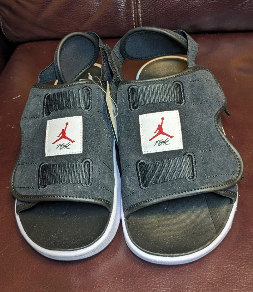 Sandali pantofole Nike Air Jordan LS Slides Bred neri DO6379 061 da uomo taglia 10