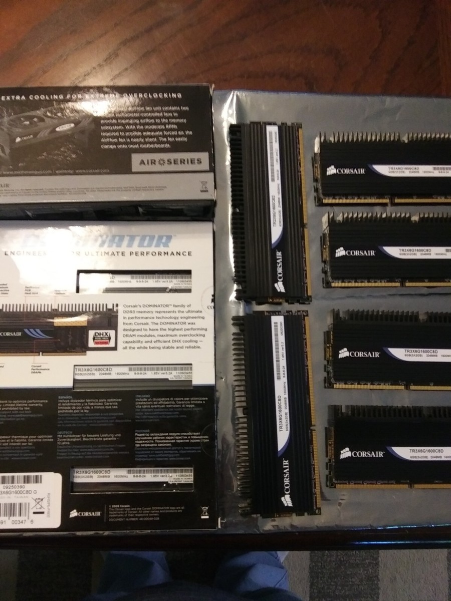 Corsair Dominator Ddr3 24gb Ddr3 Triple Channel Kit Corsair