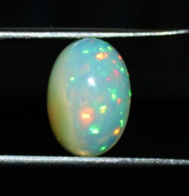 2.15 ct natural Ethiopian oval opal gemstone,welo oval opal cabochon for jewelry