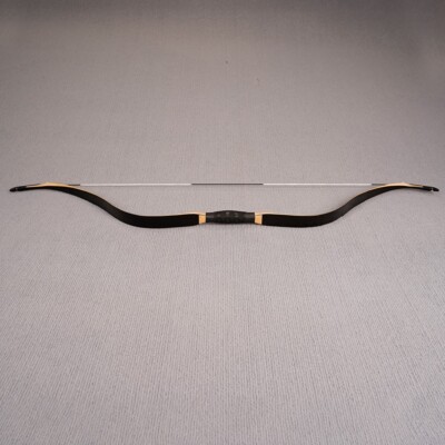 Arc Tatar AF Archery 54" Noir - Arc Traditionnel Recourbé 20-50 Lbs Pour Cheval