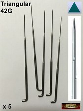 M00250x5 MOREZMORE 5 Felting Needle 42G EXTRA FINE TRIANGULAR Dry Needle Felting