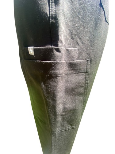 Figs Technical Collection Scrubs High Waisted Yola Petite Black Pants Small - Picture 7 of 10