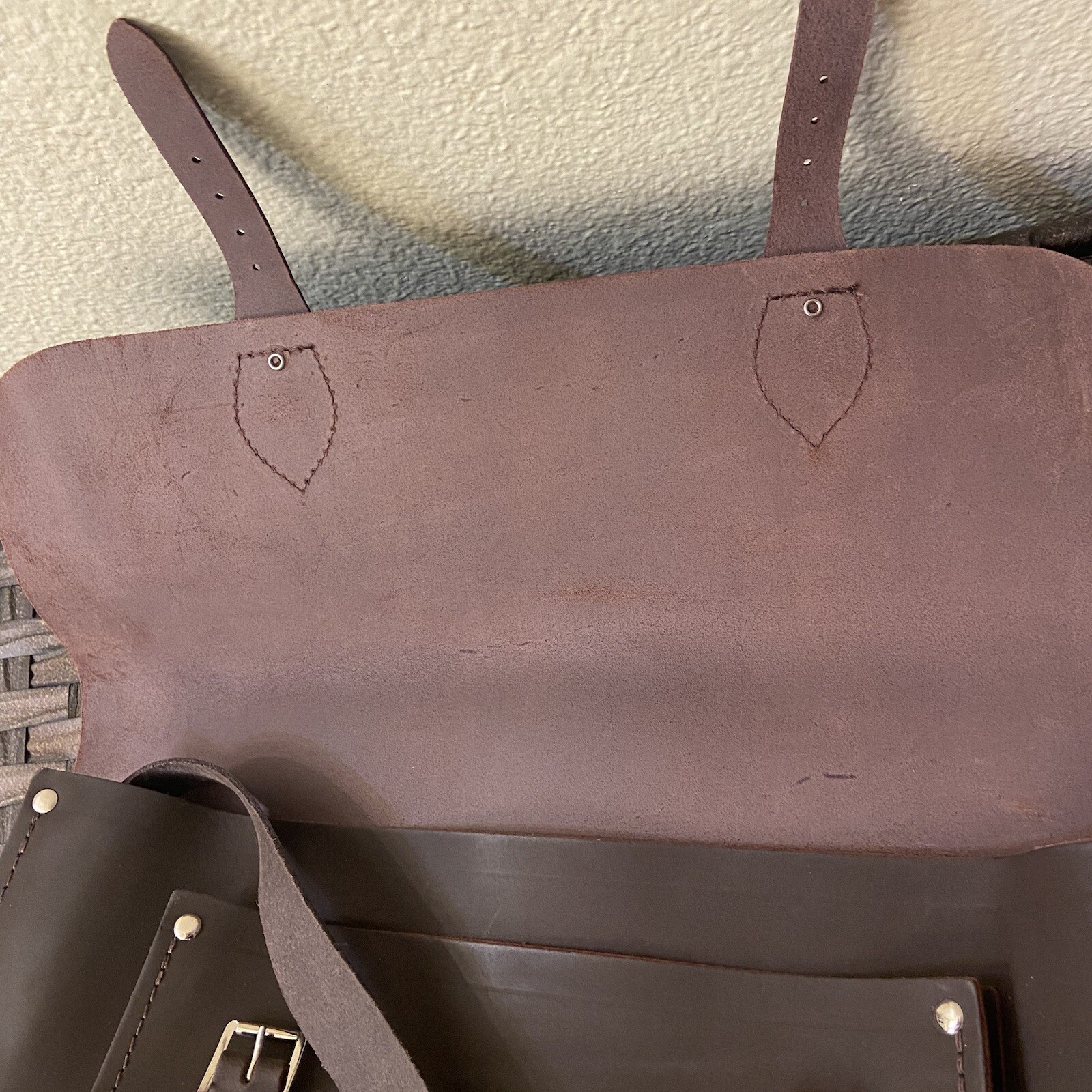 The Cambridge Satchel Company MAD MEN SCDP Bag Batchel Brown Leather Crossbody image 5