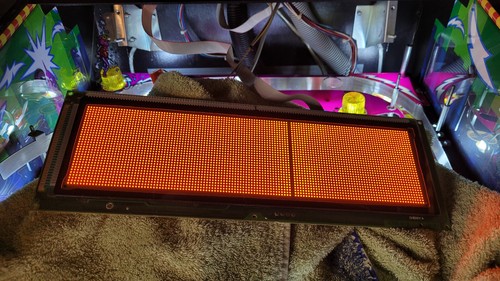NICE used Pinball Plasma DMD 128 x 32 Dot Matrix Display 100% tested! See Video! - Picture 7 of 12
