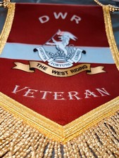 Duke Of Wellington Regiment Veteran Pennant ( DWR-V/P )