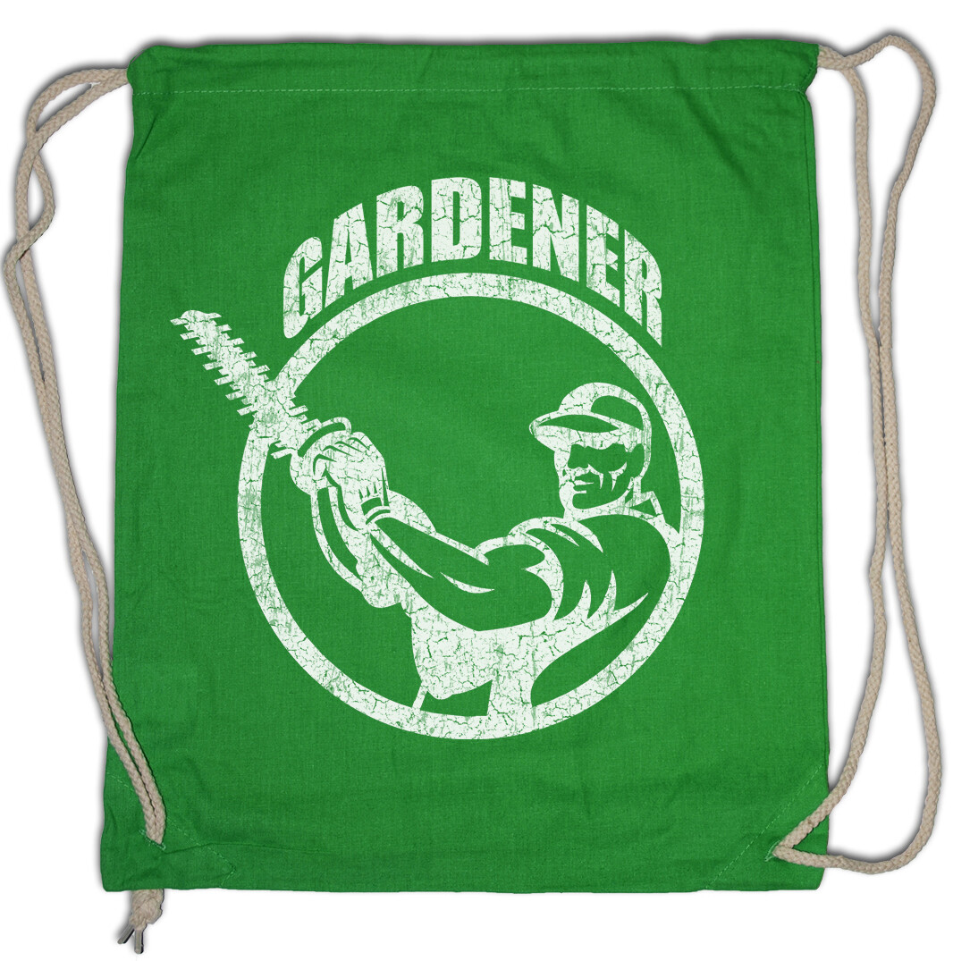 Bolsa con cordón de jardinero horticultor leñador leñador cortador
