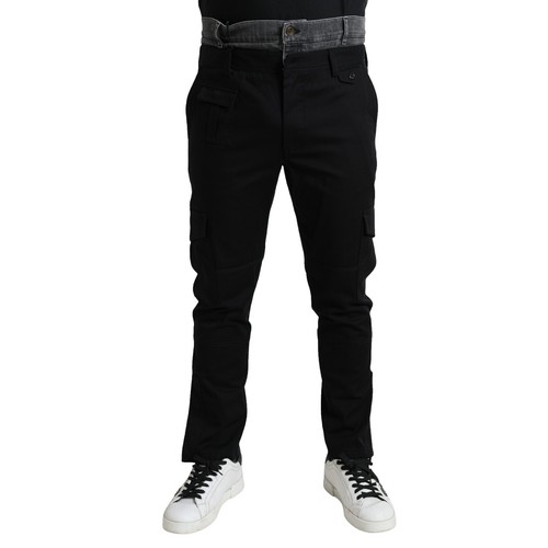 パンツ Dolce & Gabbana coating denim size 46 Dolce & Gabbana coated denim pants G3S9TD, size 46, black/navy