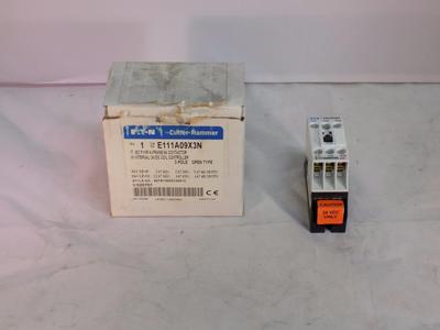 Eaton Cutler-Hammer E111A09X3N 9A Contactor w/ Internal 24V Coil Controller