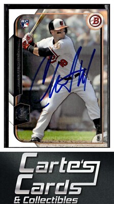 Christian Walker 2015 Bowman #144 Baltimore Orioles TTM/IP Signed Autographed