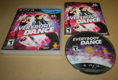  Everybody Dance for PlayStation 3 Move PS3 Complete Fast Shipping