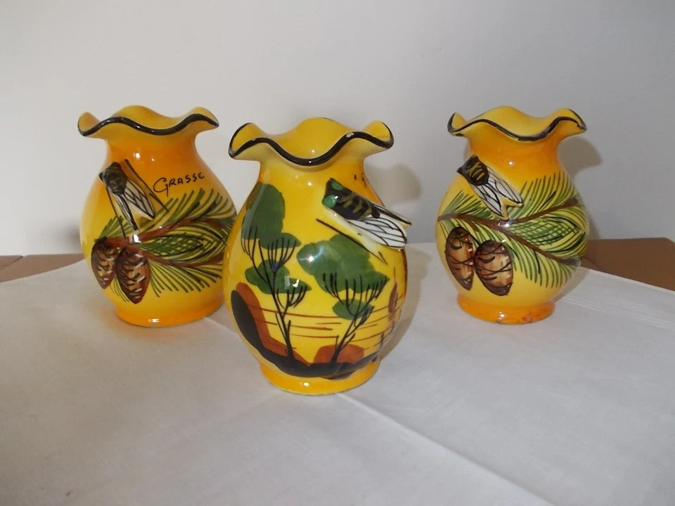  VALLAURIS ANNEES 50 ENSEMBLE SIGNE ALBERT FERLAY collection XXe - Photo 3/4