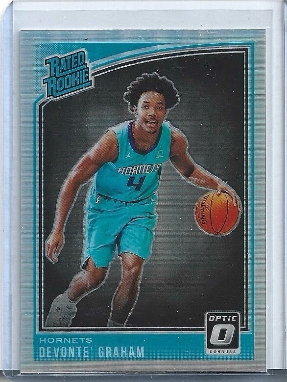 2018-19 DONRUSS OPTIC RATED ROOKIE HOLO DEVONTE' GRAHAM #189 RC
