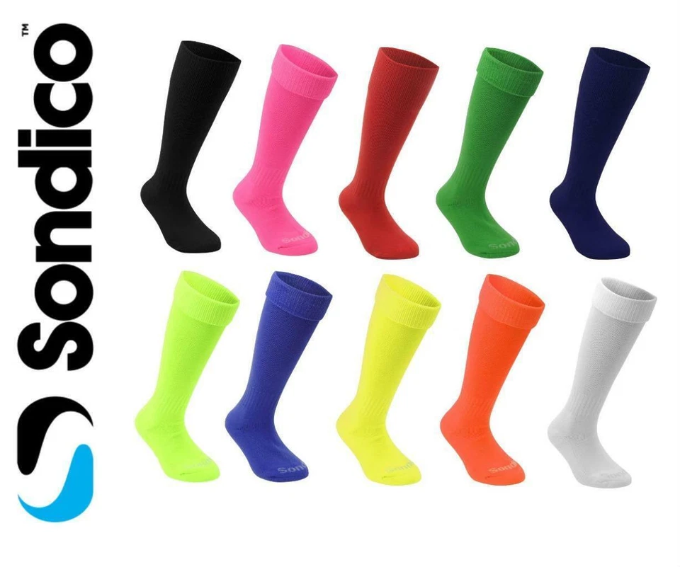 New Sondico Boys Girls Football Rugby Hockey Long socks UK 8k - 6 sport gym