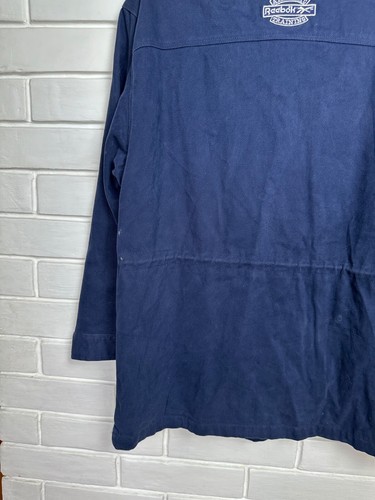 Reebok Men’s Vintage Jacket Made In Hong Kong Size S Very Rare Denim Coat 90s - Picture 11 of 18