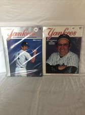 Vintage 1983 & 1984 Scorebook & Souvenir Program New York Yankees Martin, Beara
