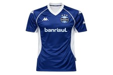 Kappa Grêmio FC Soccer Jersey Blue Banrisul Brazil Futbol Shirt Men’s Small