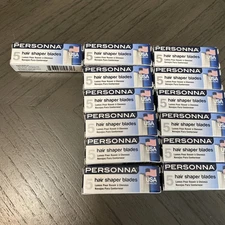 55 Personna Hair Shaper Razor Blades (11 boxes  of 5) Precision Steel Blades