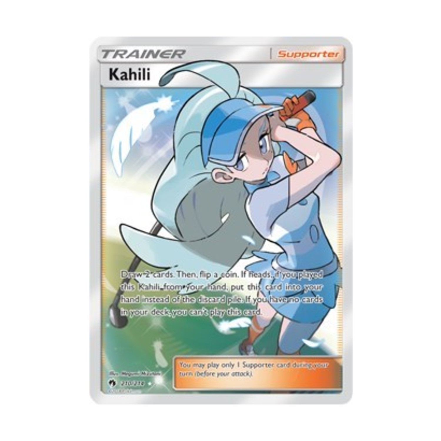 Pokemon SM - Lost Thunder Kahili (Full Art) (UR) #210 (Holo) NM
