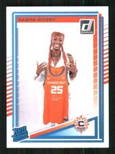 2025 Donruss WNBA #92 Saniya Rivers RC Connecticut Sun 71239