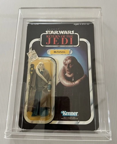 Vintage Sealed Kenner Star Wars Return of the Jedi Bib Fortuna w/Hard Case MOC