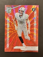 2024 Panini Donruss Elite - Maxx Crosby #61 Red Aspirations Shimmer /875 Raiders