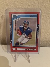 2024 Panini Donruss - Rated Rookie Malik Nabers #383 Press Proof Red (RC)