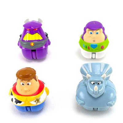 Disney Pixar Toy Story Zing'Ems Lot Of 4-Zurg, Buzz, Woody & Rex- Free Shipping