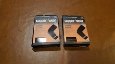 Set of 2 Copper Wear ELBOW Sleeve sz M Medium Comfortable Compression FREE SHIP 