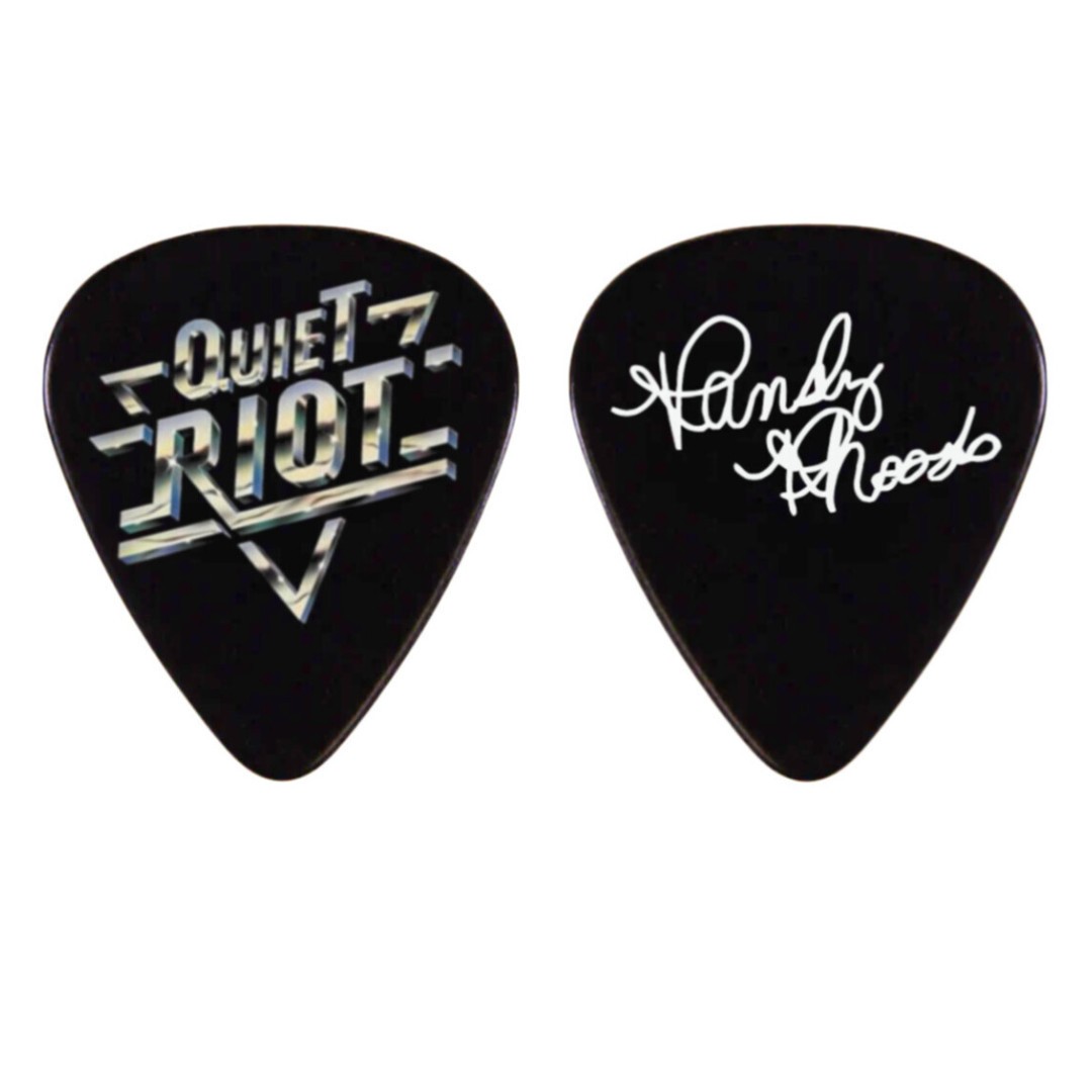 QUIET RIOT Randy Rhoads Signature Promotional Guitar Pick | eBay