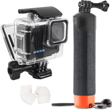 45M/148FT Underwater Waterproof Case with Dive Filters Compatible for Go Pro Her