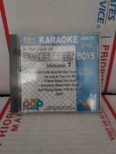 CHARTBUSTER 6 6 KARAOKE DISC 40029 BACKSTREET BOYS VOL 1 CD G POP MULTIPLEX 62k