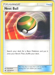 Nest Ball 123/149 Sun & Moon Base Set Uncommon Trainer