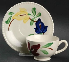 Blue Ridge Southern Pottery Carnival Cup & Saucer 40222