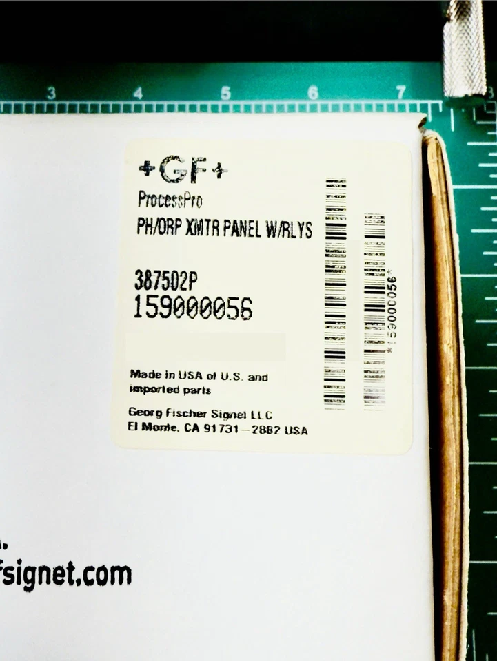 SIGNET Process Pro 3-8750-2P Transmitter ph/Temp/ORP 387502P Fluid Monitor - Image 4 of 4