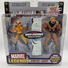 MARVEL LEGENDS FACE-OFF  WOLVERINE VS SABRETOOTH SEALED FIGURE TOYBIZ  2006  A2