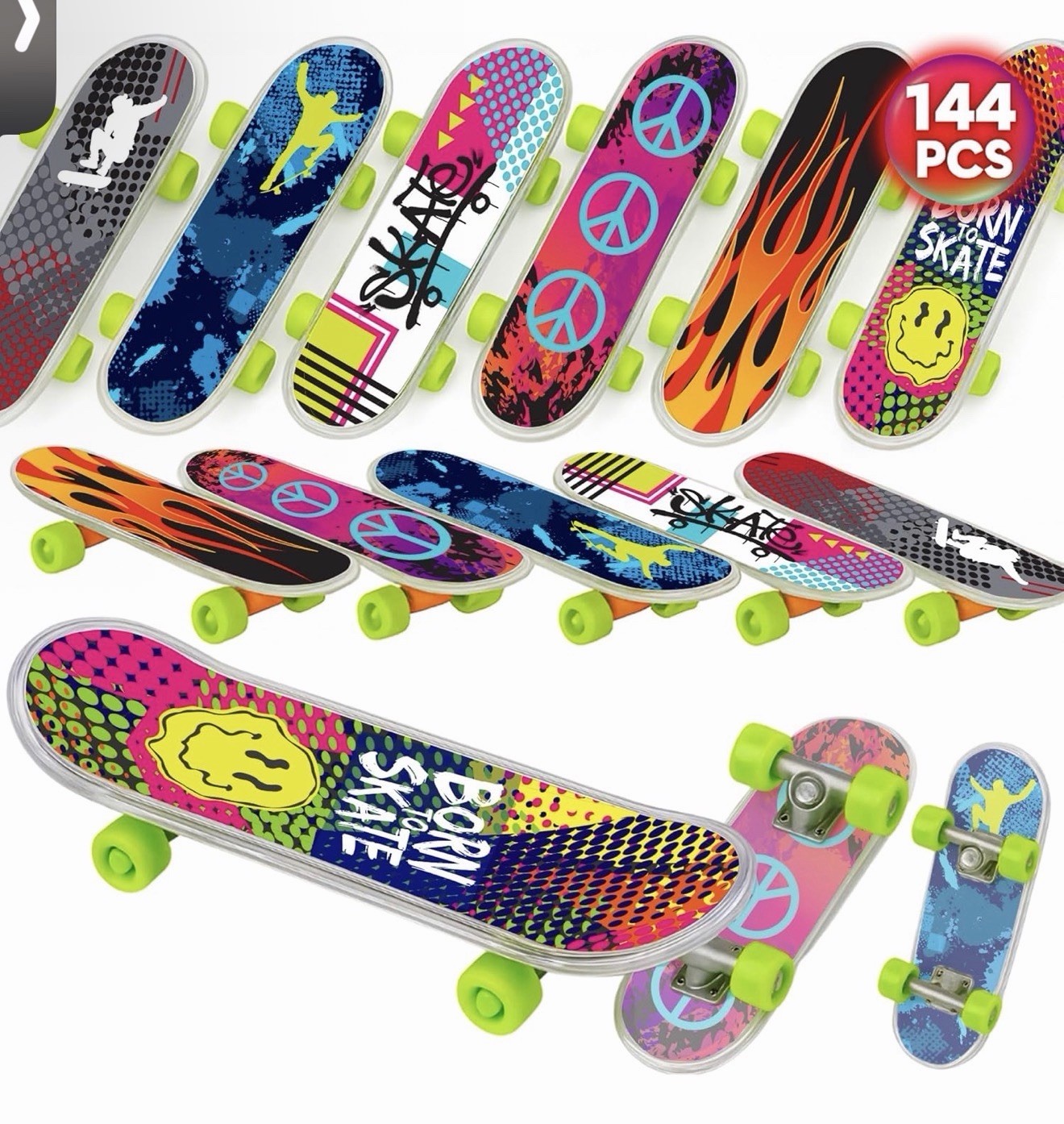S For Kids (bulk Pack Of 144) Durable Finger Boards