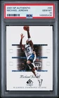 2001 Upper Deck SP Authentic Michael Jordan PSA 10 GEM MINT Basketball Card #90