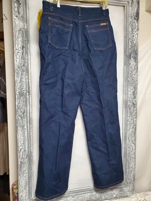 Carriage Court Sears Vtg Dead Stock Jeans Size 32x32'' Dark Wash NWT 70s 80s NOS
