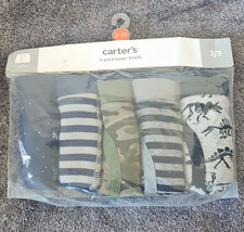 Carter's Boys 5-Pack Cotton Boxer Brief Underwear 2T-3T Multicolor Dino Camo