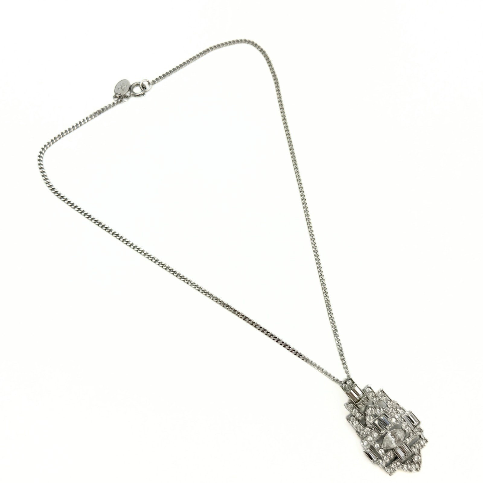 Kenneth Jay Lane Designer Signed Art Deco Style C… - image 4