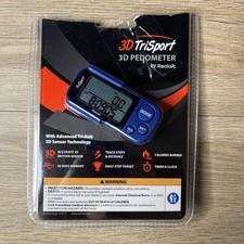 3D Trisport Pedometer By Realalt RTS01 Blue O...