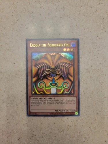 Yugioh Exodia The Foribidden One LOB-EN124 Ultra Rare 25th Reprint Near Mint