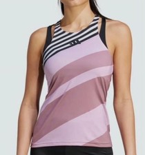Adidas Women's Aeroready Y-Tank Top Tennis IL9590 Bills Lilac