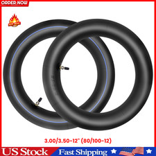  2-Pack 3.00-12" Dirt Bike Inner Tubes 80/100-12"