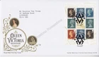 GB ROYAL MAIL FDC COVER 2019 QUEEN VICTORIA PRESTIGE STAMP BOOKLET PANE 2 TALLEN