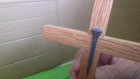 Decorative Wooden Cross w/Single Nail Rustic Home Decor 6"x4" Wall Hanging — photo 3