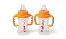 Thinkbaby-Twin pack Sippy 9oz, BPA free, Orange
